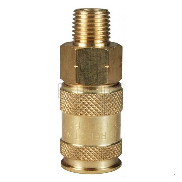 CJ Series High Flow Male Quick Disconnect Pneumatic Coupler, 1/4-19 Nominal, Quick Disconnect Couple